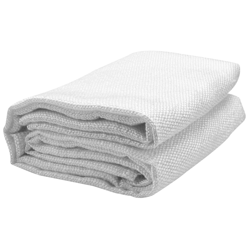 MULMART Welding Blanket 6X6FT, 972GSM, White, Heavy Duty Welding Blanket,  Fireproof Welding Blanket, 1/3”(8mm) Thickness, Large Welding Fireproof